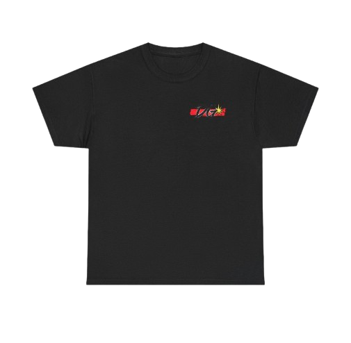 Devine Glow Graphic Tee — Retro Cyber Portrait T-Shirt