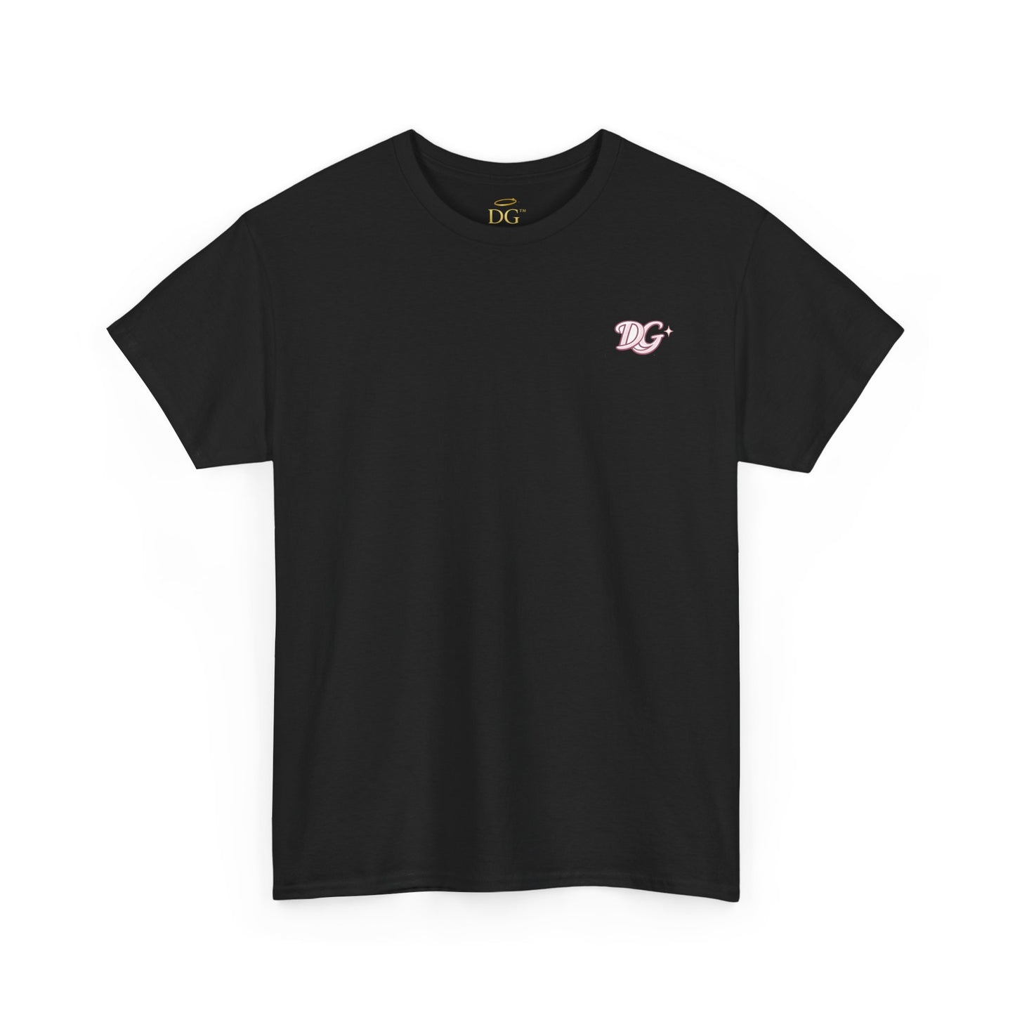 Not Luck Just God Tee — Pink 8-Ball Faith Graphic T-Shirt