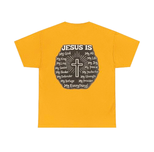 Christian T-Shirt — 'Jesus Is My Everything' Cross Faith Tee