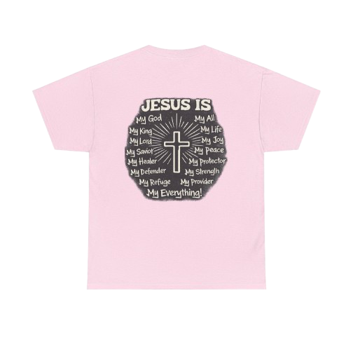 Christian T-Shirt — 'Jesus Is My Everything' Cross Faith Tee